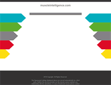 Tablet Screenshot of muscleintelligence.com